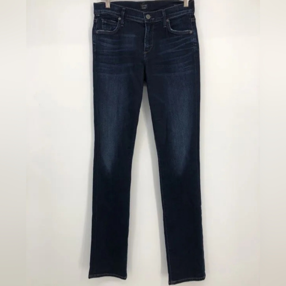 Citizens of Humanity Dark Blue Eva Classic Straight Leg Jeans - Size 27 Women's